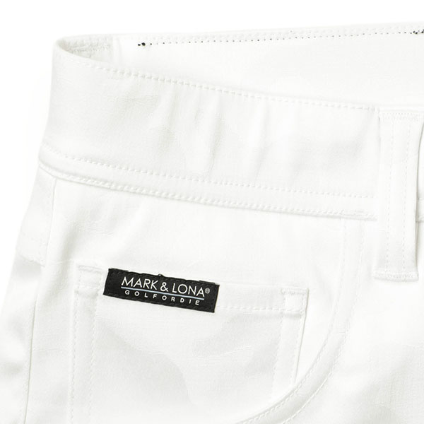 MARK&LONA マークアンドロナ Gauge Neo 7PK Pants パンツ ロゴ ポリエステル コットン ストレッチ カモフラ  MLM-4A-AT31 WHITE/ホワイト｜MARK&LONA｜菅原靴店